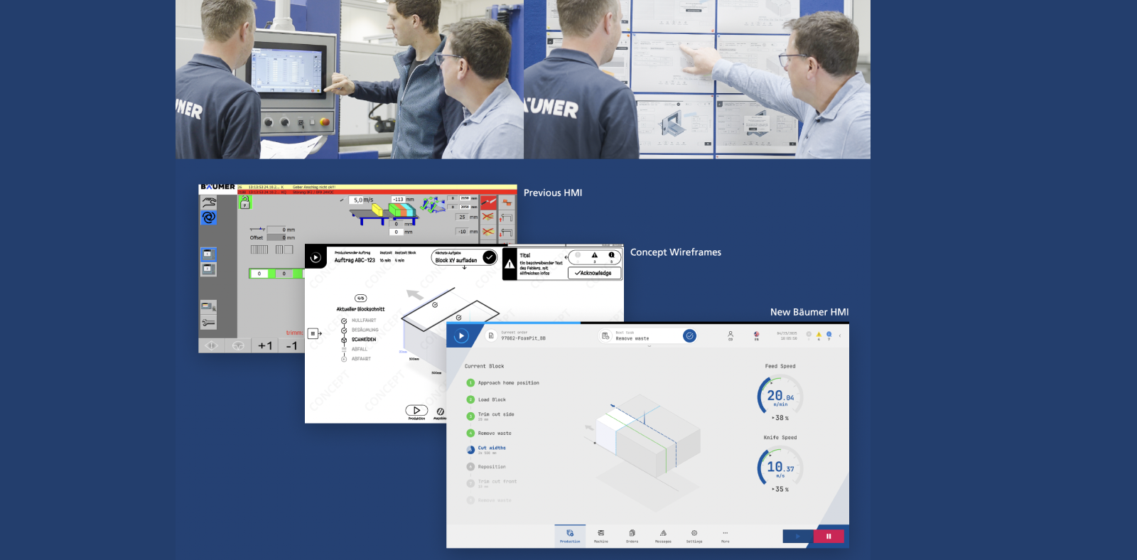 Intuitive HMI Design for Bäumer Machines – UX/UI for the Industry ...
